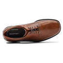 ROCKPORT Men's Margin Oxford, New Brown, 11 X-Wide