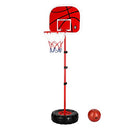 2m Basketball Hoop for Kids Children Portable Adjustable Height Outdoor Indoor Training Set w/Basketball