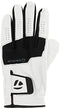 TaylorMade 2018 Men's Stratus All Leather Golf Glove, Cadet X-Large,White/Black