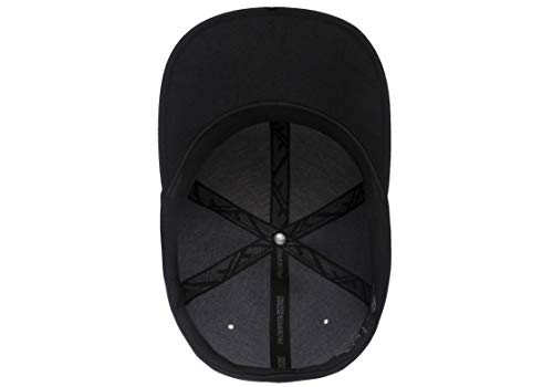 Flexfit Men's Flexfit Delta Seamless Cap Hat, Black, Large-X-Large US