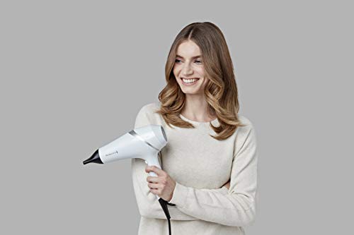 Remington Hydraluxe AC Hair Dryer, AC8901AU, 2300W Salon Professional Styling (AU Plug), Moisture Lock Micro-Conditioners, Ionic Conditioning Prevent Frizz, Includes 2 Concentrators & Diffuser, White