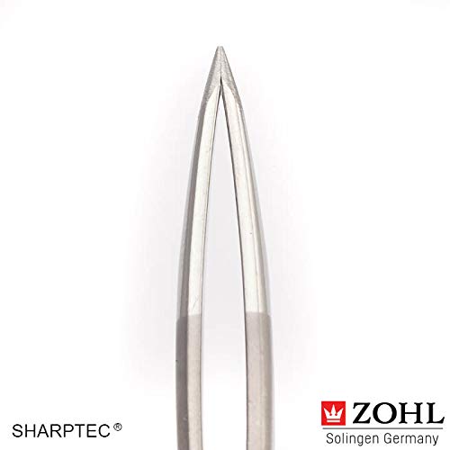 ZOHL Solingen Point Eyebrow Tweezers - Immaculate Precision For Unmistakable Eyebrow Plucking - Made in Germany