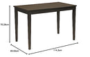 Ashley Furniture Signature Design - Kimonte Dining Room Table - Rectangular - Dark Brown