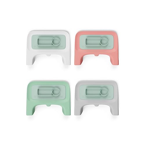 ezpz by Stokke Placemat for Clikk Tray, Soft Mint - Perfectly Fits Stokke Clikk High Chair Tray - Helps Prevent Messy Mealtimes - Durable, Convenient, Dishwasher & Microwave Safe - 100% Silicone
