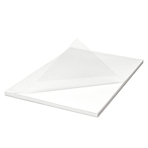 Avarrix Australia Self Adhesive Laminate Sheets for Stickers, Waterproof Label Stickers, Protection for Printable Vinyl Stickers, Glossy, Tear Resistant, Ultra Strong Bond, Pack of 20, A4 Size