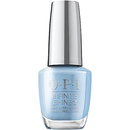 OPI Infinite Shine Maliblue Shore Blue Malibu '21 Collection, long-lasting nail polish for up to 11 days of gel like wear, 15ml