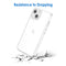 JETech Case for iPhone 13 6.1-Inch, Non-Yellowing Shockproof Phone Bumper Cover, Anti-Scratch Clear Back (Clear)