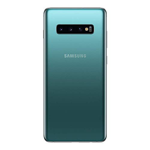 Samsung Galaxy S10+ Plus 128GB+8GB RAM SM-G975F/DS Dual Sim 6.4" LTE Factory Unlocked Smartphone International Model No Warranty (Prism Green)