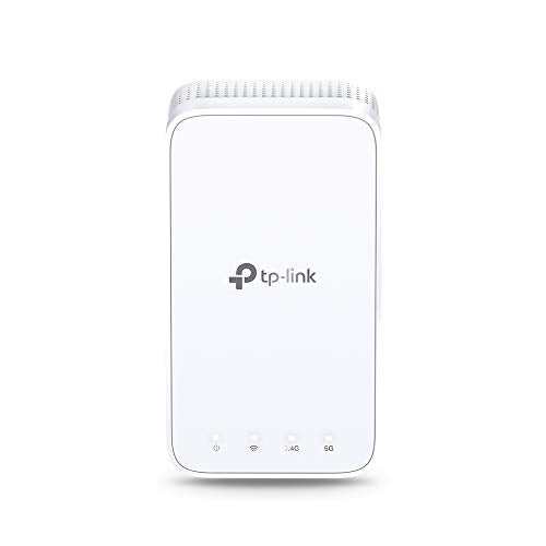 TP-Link AC1200 Mesh Dual Band Wi-Fi Range Extender, Broadband/Wi-Fi Extender, Wi-Fi Booster/Hotspot with 1 Ethernet Port, Built-in Access Point Mode, Works with Any Wi-Fi Router, UK Plug (RE330)