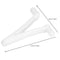 PoolSupplyTown Pool Butterfly V Clip for Pool Spa Brush, Leaf Rake, Leaf Skimmer, Vacuum Head (6 Pack)