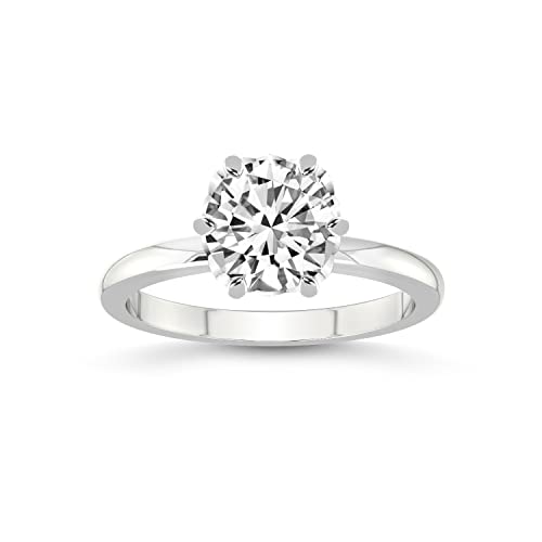 1 carat - 3 carat | IGI Certified Lab Grown Diamond Engagement Ring | 14K Or 18K in White, Yellow Or Rose Gold | Malissa Solitaire Lab Diamond Ring | FG-VS1-VS2 Quality Friendly Diamonds, 1 ct, Precious Metal, Diamond