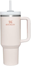 Stanley Quencher H2.0 FlowState Stainless Steel Vacuum Insulated Tumbler with Lid and Straw for Water, Iced Tea or Coffee, Smoothie and More, Rose Quartz, 40 oz