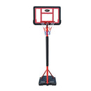 Genki 1.05-1.65m Kids Portable Basketball Hoop Stand System Backboard Net Ring Ball Set