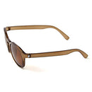 Huckberry Cruisers Premium Sunglasses for Men & Women, Polarized Lenses, Lightweight & Durable, Gloss Cola W/ Amber Lens, One Size