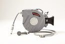 Garden Hose Reel 65ft Retractable Mount Swivel with 1/2" Water Hose 3/4" NPT (Gray)