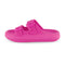 CUSHIONAIRE Women's Fame recovery cloud slide with +Comfort, Hot Pink 9