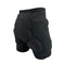 Snowboard Impact Shorts, Padded Protection Shorts for Basketball, Cycling, Riding, Paintball, Soccer, Volleyball Black L