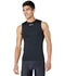 2XU Men's Core Compression Sleeveless Top - Enhance Performance and Recovery - Black/Silver - Size Large