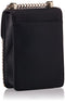 DKNY Women's Everyday Multipurpose Crossbody Handbag, Black/Gold Elissa Small, One Size