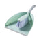 Handheld Brush and Dustpan Set with Comfortable Grip for Portable Storage, Suitable for Home, car and Office Hygiene (Green)