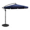 Instahut 3M Outdoor Garden Umbrella Umbrellas w/Base Black