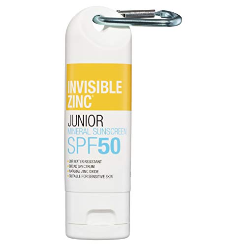 Invisible Zinc SPF50+ Junior Cream Clip-On Sunscreen, 60g