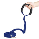 1.8M/3M/4.5M/6M/9M/15M/20M Nylon Double Dog Leash with Comfortable Padded Handle Recall for Puppy Training, Durable, Strong Lead - Walking, Jogging, and Running for Small,Medium and Large Dogs (4.5M, Blue)