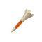 Pride Professional Tee System Evolution Golf Tee, Orange, 3.8 cm Length, 30 Counts