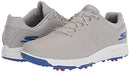 Skechers Men's Torque Waterproof Golf Shoe, Gray/Blue Sole, 10 US