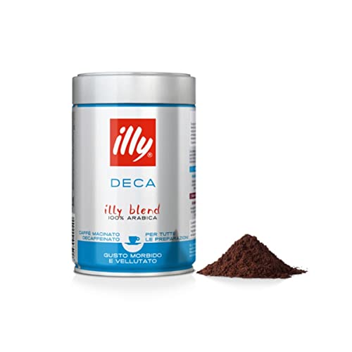 illy Decaffeinated Ground Coffee, 250 g