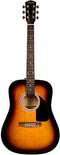 Fender FA-115 Dreadnought Acoustic Guitar - Sunburst Bundle with Gig Bag, Tuner, Strings, Strap, and Picks
