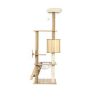 Alopet 162cm Wooden Cat Tree with Ladder, Cat Condo and Scratching Post Cat Tower