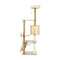 Alopet 162cm Wooden Cat Tree with Ladder, Cat Condo and Scratching Post Cat Tower