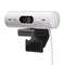 Logitech Brio 500 Full HD Webcam with Auto Light Correction, Show Mode, Dual Noise Reduction Mics, Webcam Privacy Cover, Works with Microsoft Teams, Google Meet, Zoom, USB-C Cable, Streaming - White