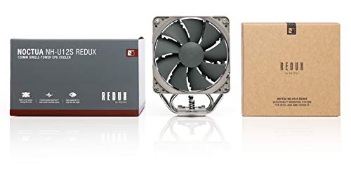 Noctua NH-U12S Redux, High Performance CPU Cooler with NF-P12 redux-1700 PWM 120mm Fan (Grey)