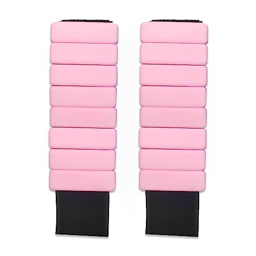 Holyfire Ankle Weights for Women Adjustable, Wrist Weights for Yoga, Pilates, Aerobics, pack of 2, 2Lbs, Pink