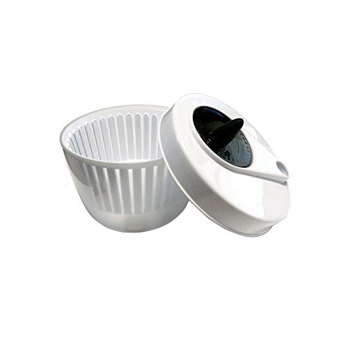 Excelsteel Cook Pro Inc Mini Salad Spinner, 1.4-Quart, White