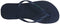 Havaianas Women's Slim Logo Metallic Flip Flops, Navy Blue Navy Blue, 3/4 UK