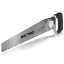 HAUTMEC Heavy Duty 11-Inch PVC/ABS Pipe Saw And General Purpose Hand saw, Adjustable Cutting Angle, For Cutting Pipe In Tight Spaces, for Trimming, Gardening, Wood, Drywall, And Plastic HT0027-SA