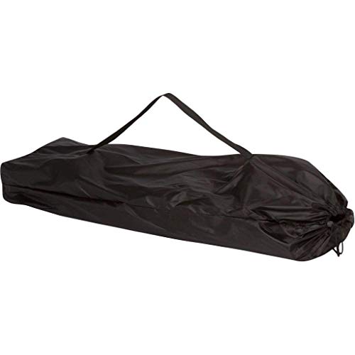 Trademark Innovations Double Folding Camp and Beach Chair with Removable Umbrella and Cooler, Black