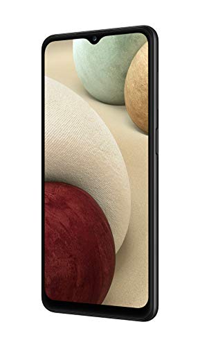 Samsung Galaxy A12, Factory Unlocked Smartphone, Android Cell Phone, Multi-Camera System, Expandable Storage, US Version, 128GB, Black