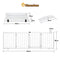 AUSWAY Wooden Pet Safety Gate Free Standing Walk Over Dog Gate,Retractable Puppy Playpen,Enclosure Security Fence for Dog Stair Doorway Barrier with Door Indoor,236CM Extra Width 80CM Tall,White