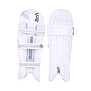 KOOKABURRA Unisex Ghost 3.1 Batting Cricket Pads, White, Adult Right Hand UK