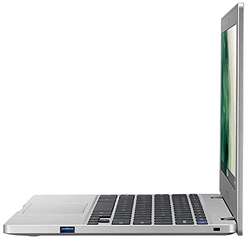 Newest Samsung Chromebook 4 11.6” Laptop Computer for Business Student, Intel Celeron N4020(Up to 2.8GHz), 4GB RAM, 32GB eMMC, Webcam, WiFi, Bluetooth, USB Type-C , Chrome OS, Silver+JVQ MP