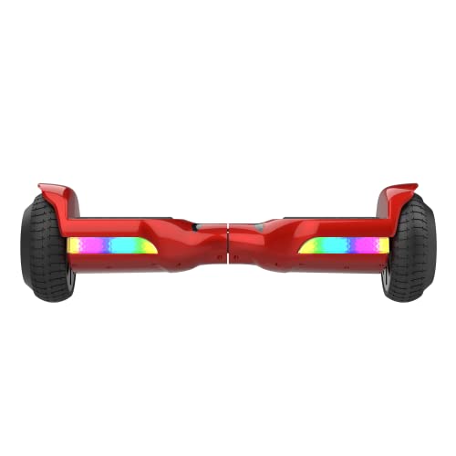 AhaTech G11 Swift Self-Balancing Electric Hoverboards Self Balancing Scooter with 6.5" Inch Tyres 700W Motor Power Bluetooth UL2272 Certified (Red)