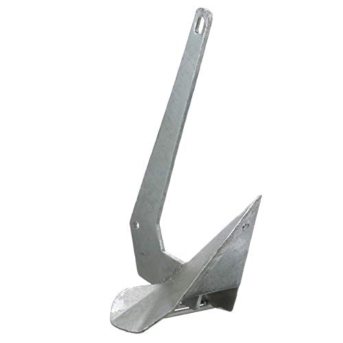 Seachoice Plow Boat Anchor, Hot-Dipped Galvanized Steel, 14 Lbs, for Boats 24-31 Ft.