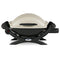 Weber Baby Q Titanium BBQ (Q1000) - Portable BBQ Grill for Outdoor Cooking, Camping, Backyard, Deck, Beach - Compact, Versatile, Easy to Start & Easy to Clean Barbeque LPG