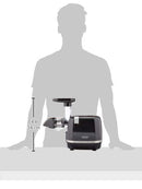 Omega Juicer H3000R Slow Masticating Extractor, 150-Watt, Black