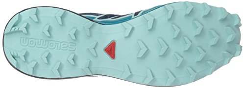 Salomon Women's SPEEDCROSS 4 W, Poseidon/Eggshell Blue/Black, 9.5 US