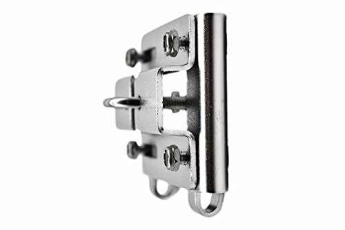 MARINE CITY Stainless Steel Vertical Stanchion Sturdy and Durable Polished Corrosion Resistant Rail Mount Anchor Bracket Holder for Boats Kayaks Ships RVs (Fits 7/8 Inches to 1 Inch) (1 Pcs)